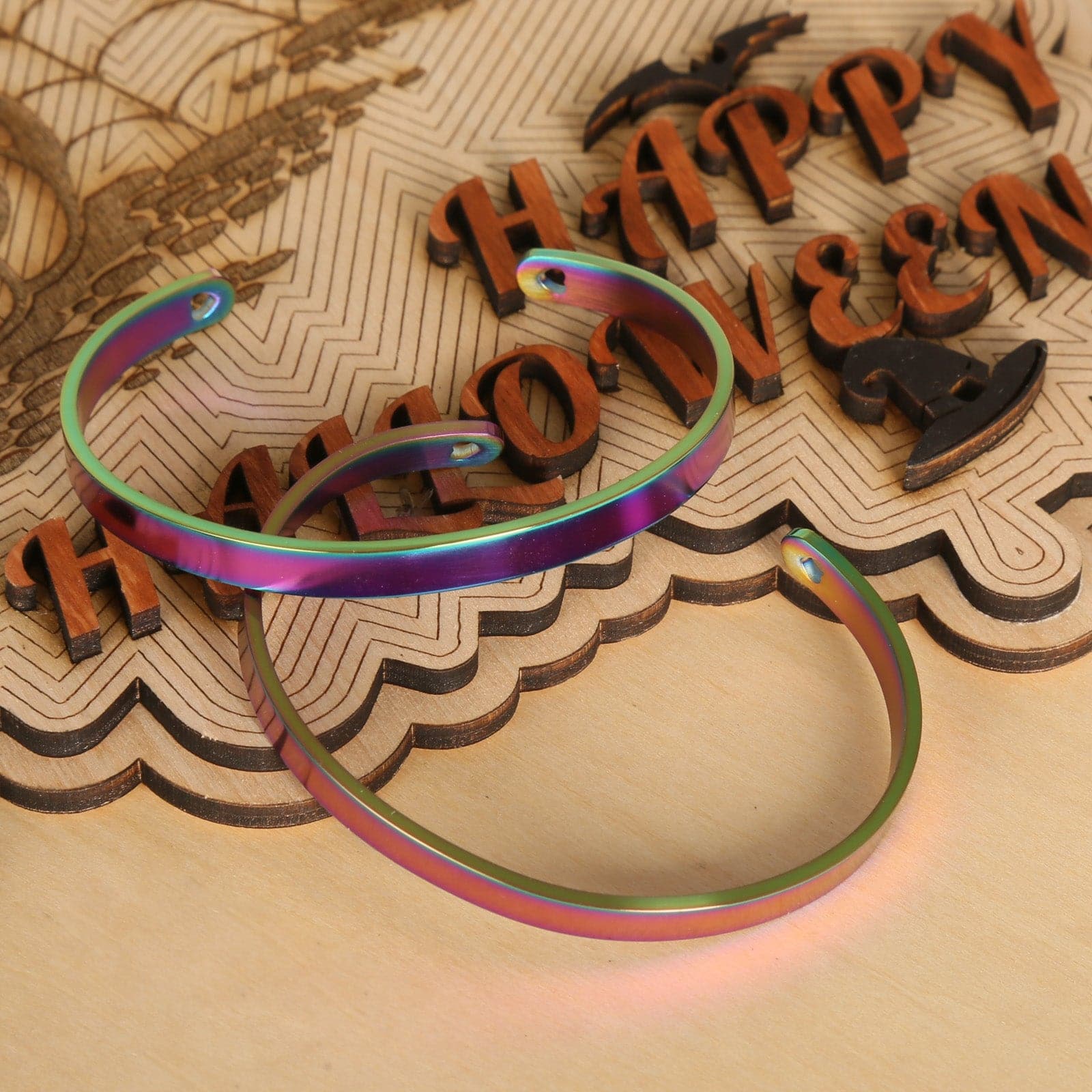 10 pulseras de acero inoxidable de 6 mm de ancho - Image 10