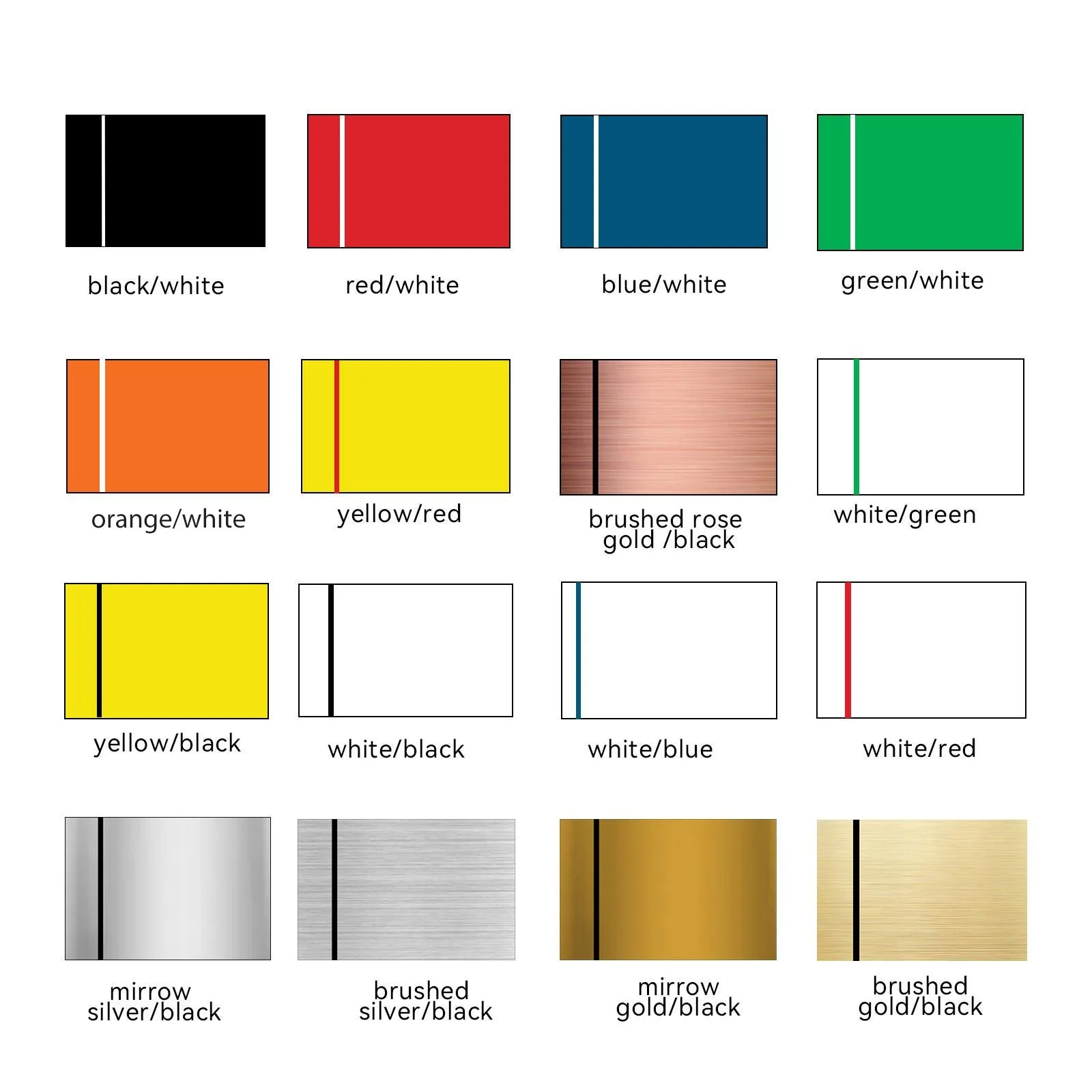 4 letreros personalizados de 12'' x 8'' para el hogar o la oficina - Image 9