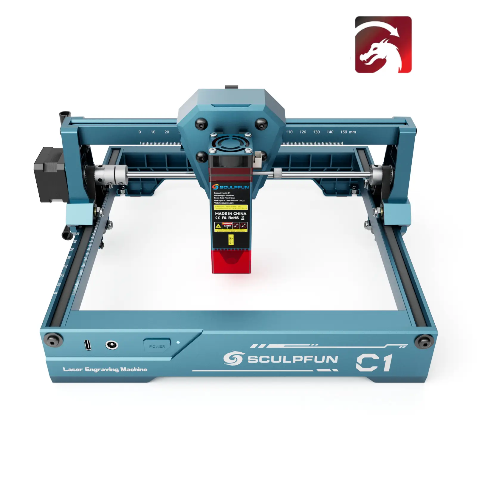[EN MÉXICO] Sculpfun C1 Mini Grabador Láser 3W 0.04mm Punto Ultra Fino Compacto 15*13cm Área de Trabajo - Image 15