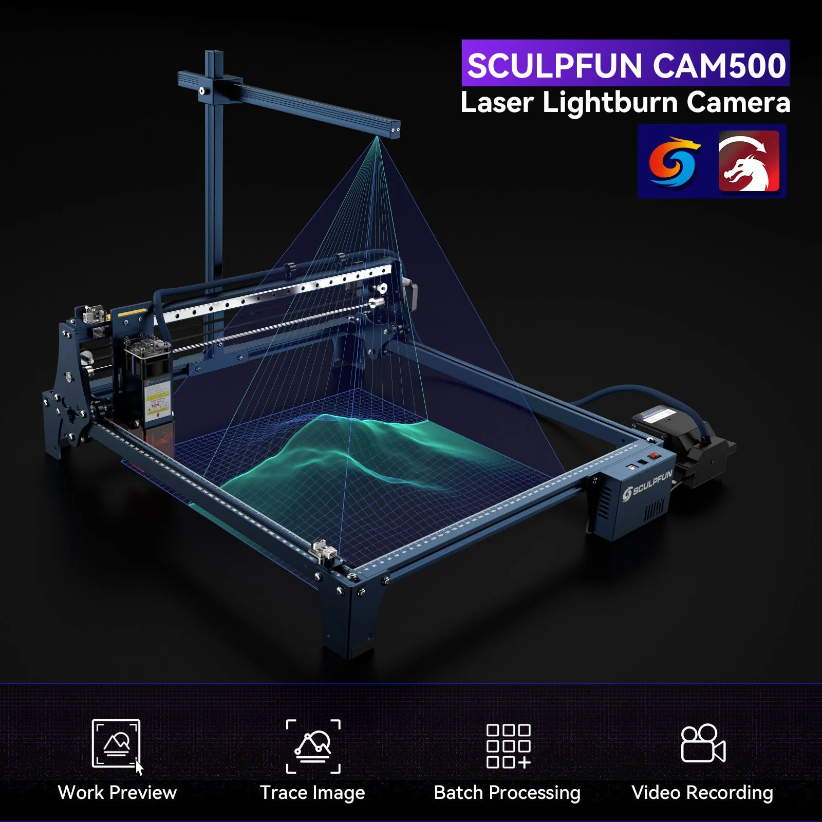 [EN MÉXICO] SCULPFUN CAM500 Cámara Lightburn Posicionamiento preciso para grabadores láser - Image 6