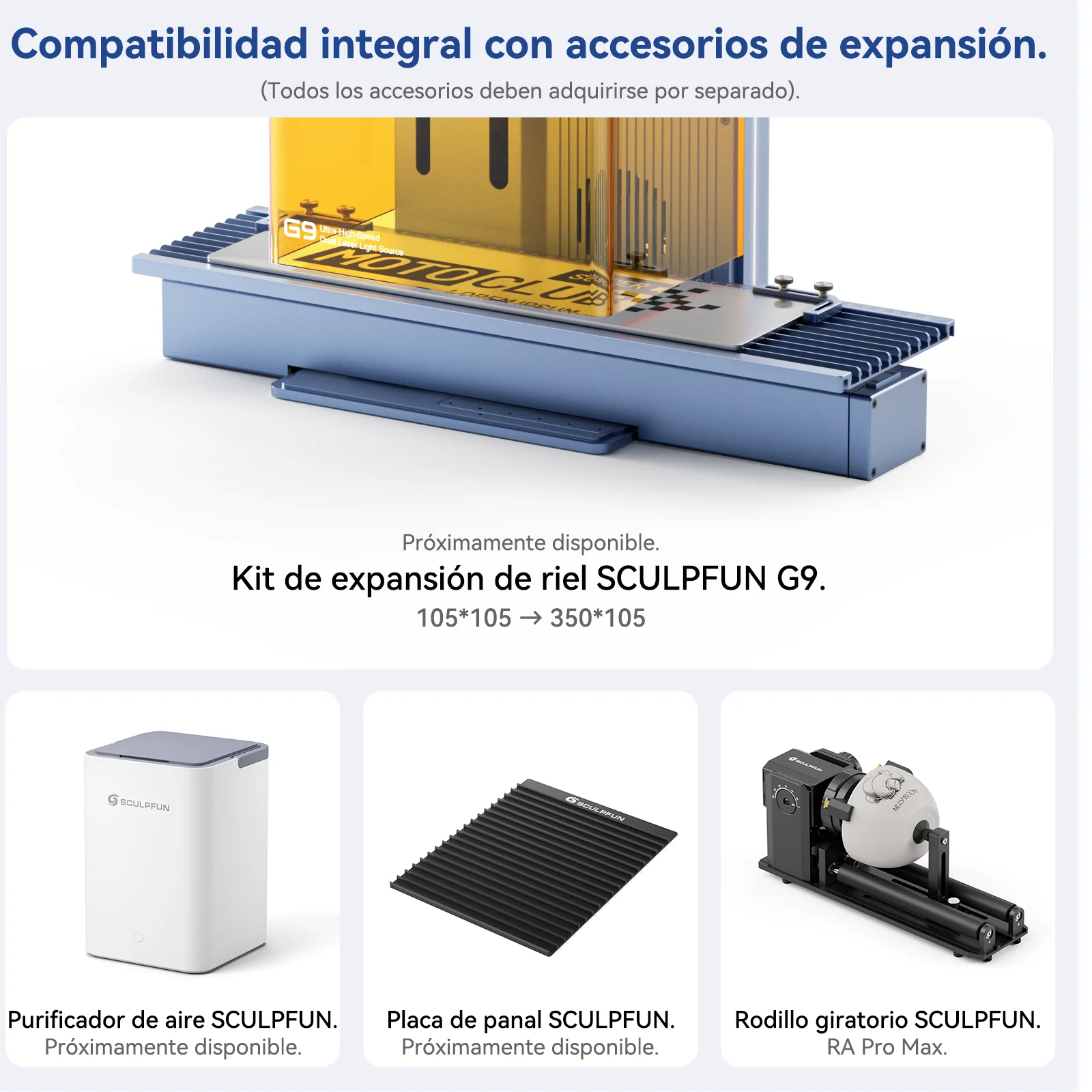 Grabador láser portátil SCULPFUN G9 con láser de diodo IR de 2W + láser de 10W - Image 8