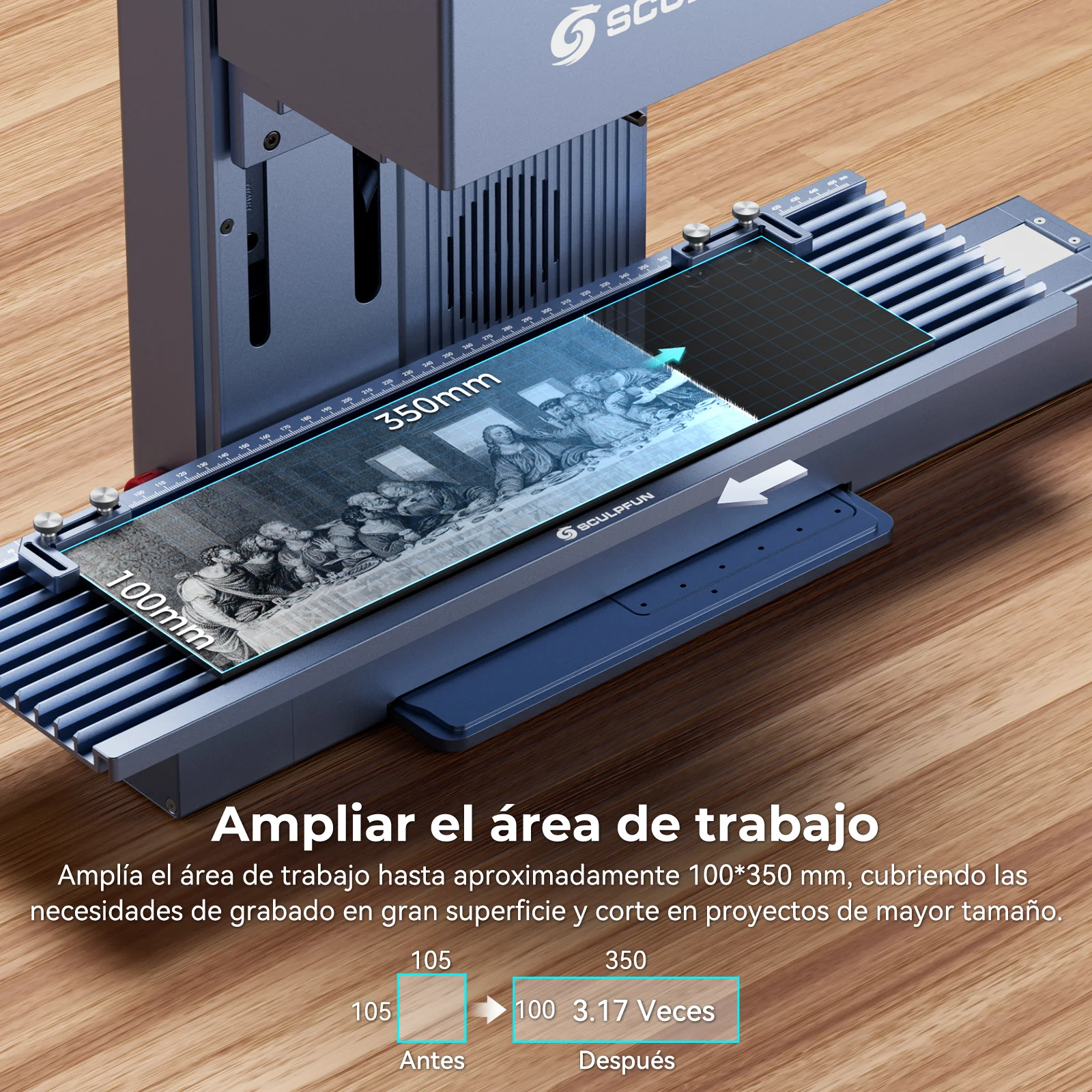 SCULPFUN G9 Kit de extensión de diapositivas solo para G9/V5 - Image 9