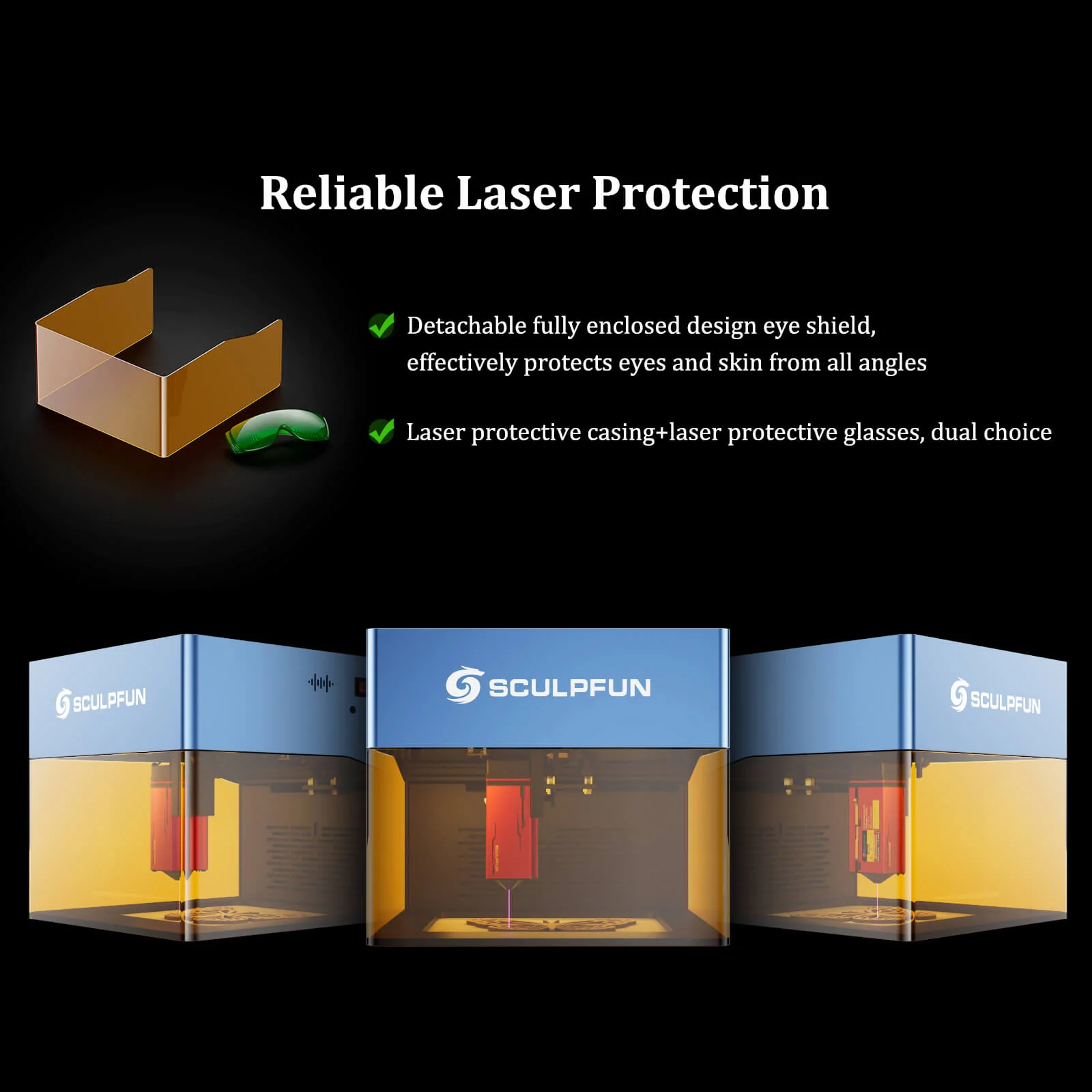 SCULPFUN iCube Pro 5W Máquina de grabado láser portátil + clave de licencia LightBurn Core - Image 10