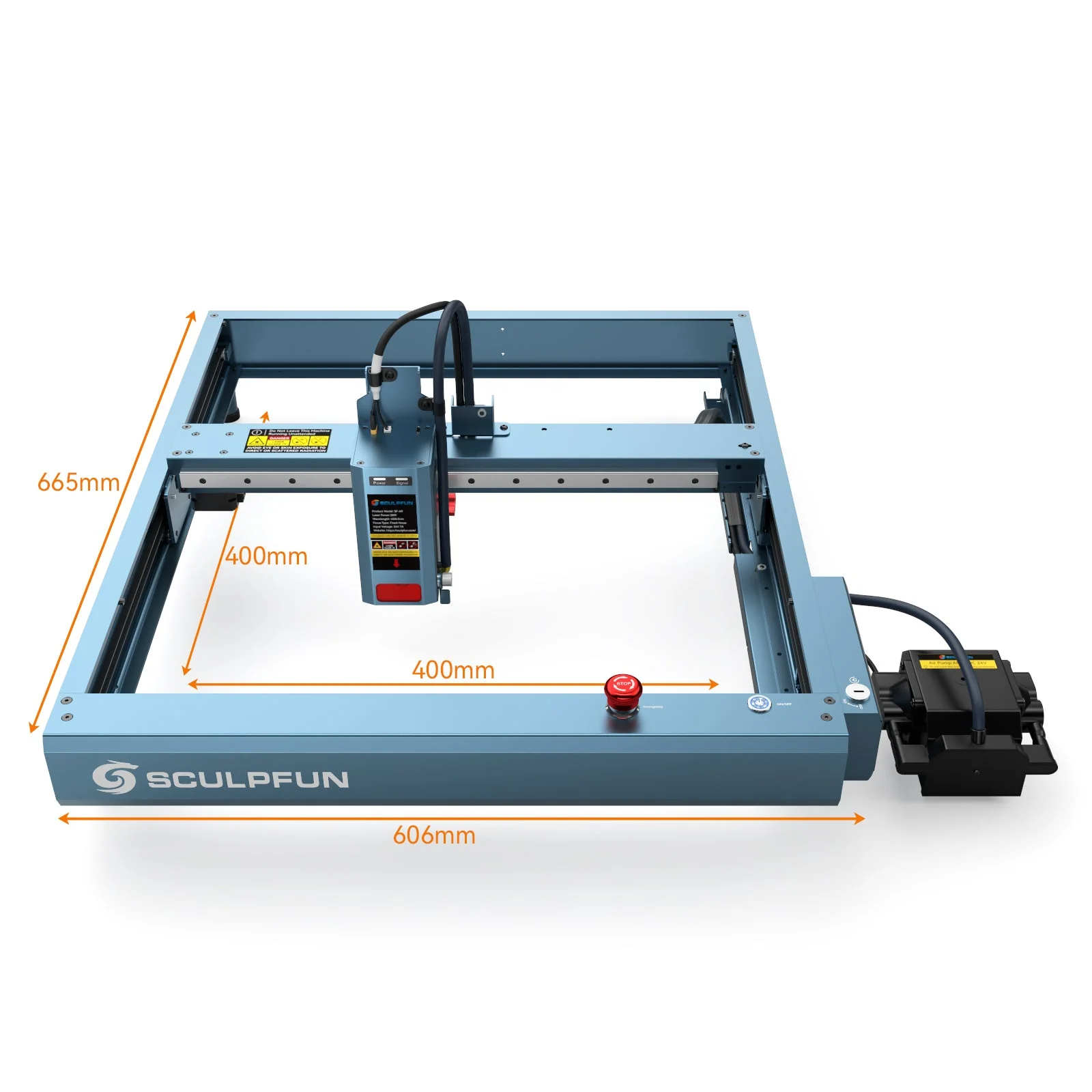 SCULPFUN SF-A9 20W Grabador y cortadora láser + clave de licencia LightBurn Core - Image 4