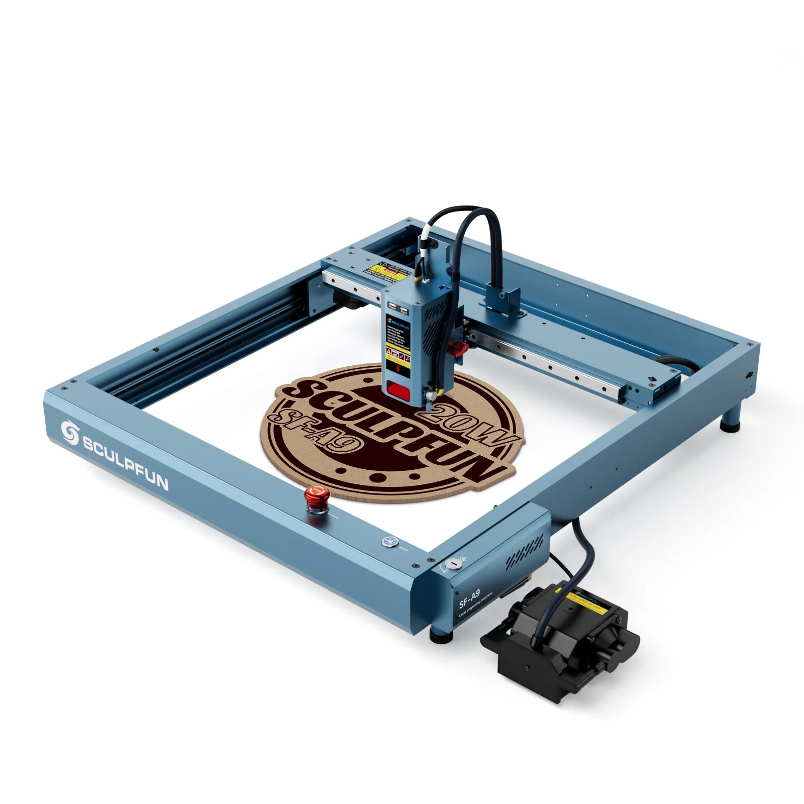 SCULPFUN SF-A9 20W Grabador y cortadora láser + clave de licencia LightBurn Core - Image 6