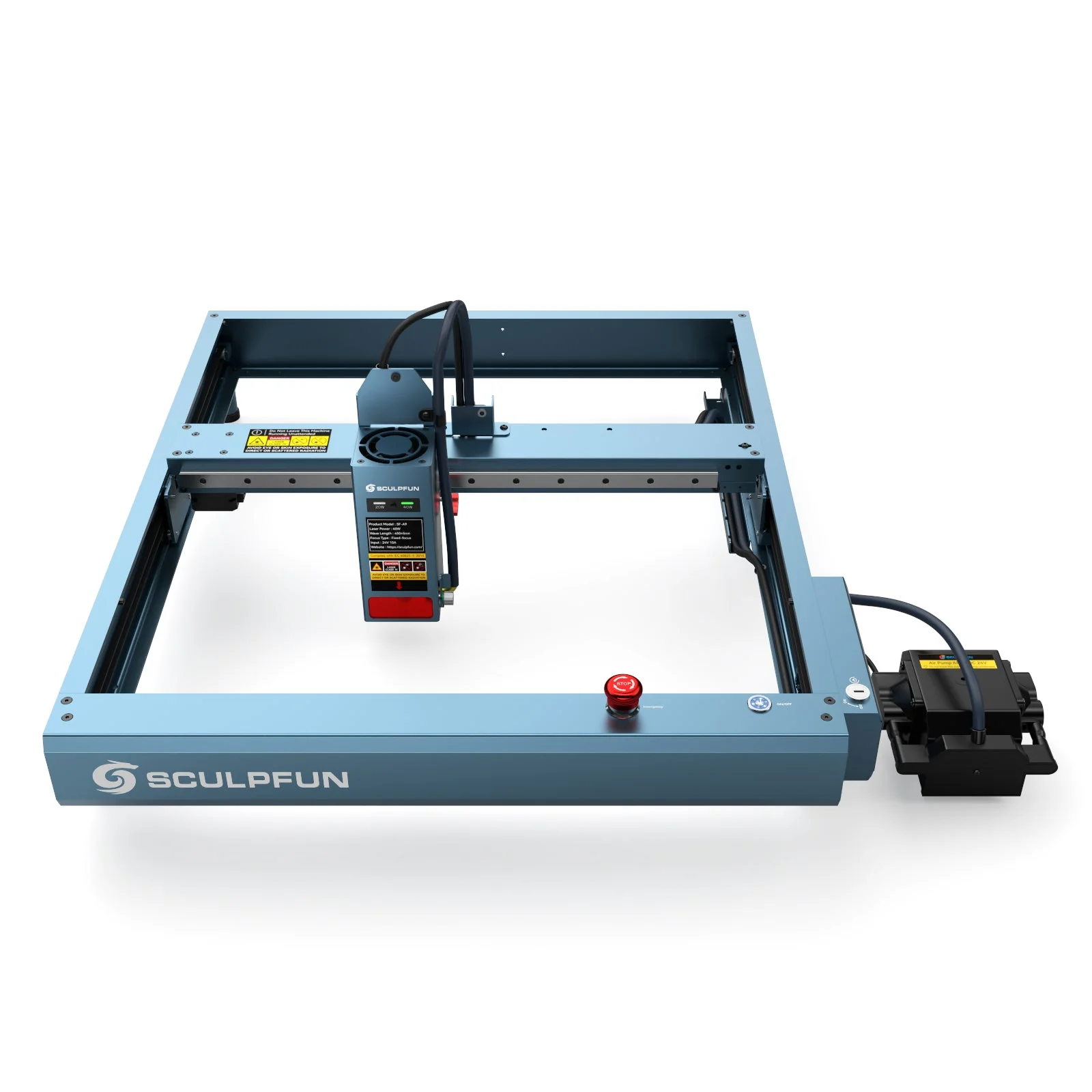 SCULPFUN SF-A9 40W Grabador y cortadora láser + clave de licencia LightBurn Core - Image 8