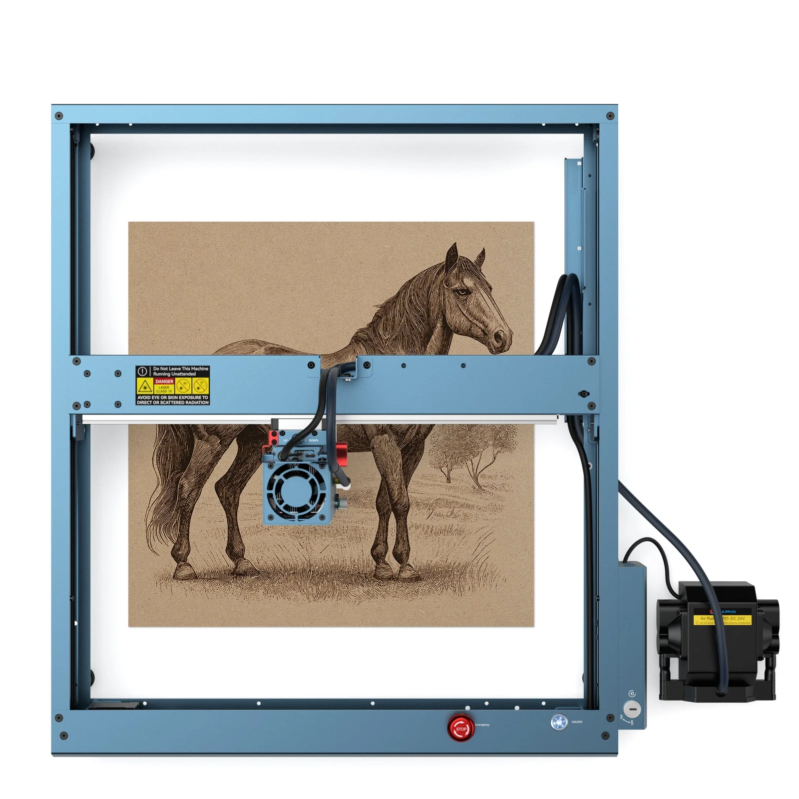SCULPFUN SF-A9 40W Grabador y cortadora láser + clave de licencia LightBurn Core - Image 9