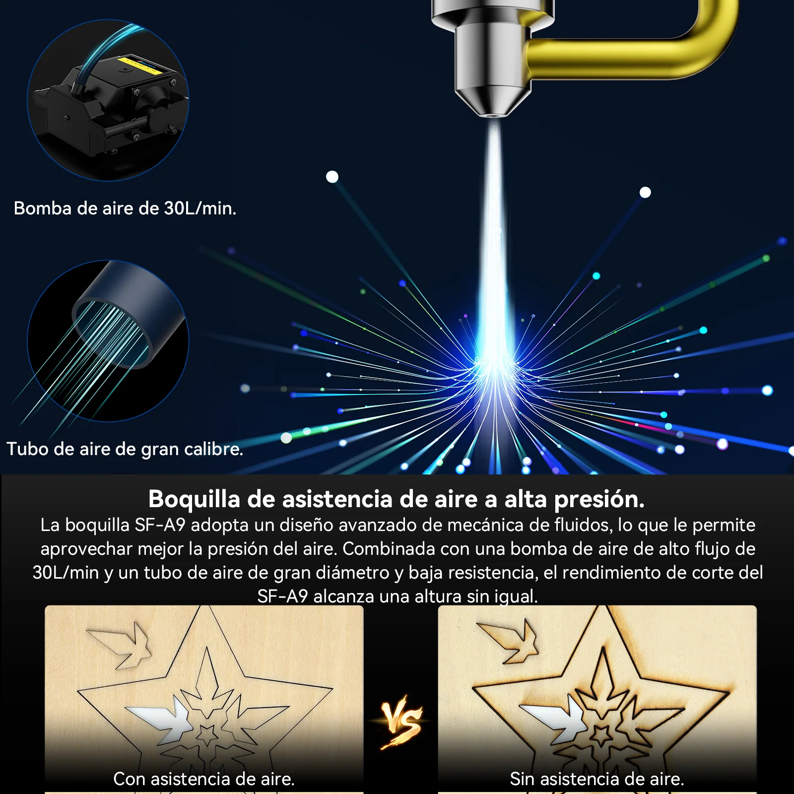 [EN MÉXICO] SCULPFUN SF-A9 40W Grabador y cortadora láser - Image 15