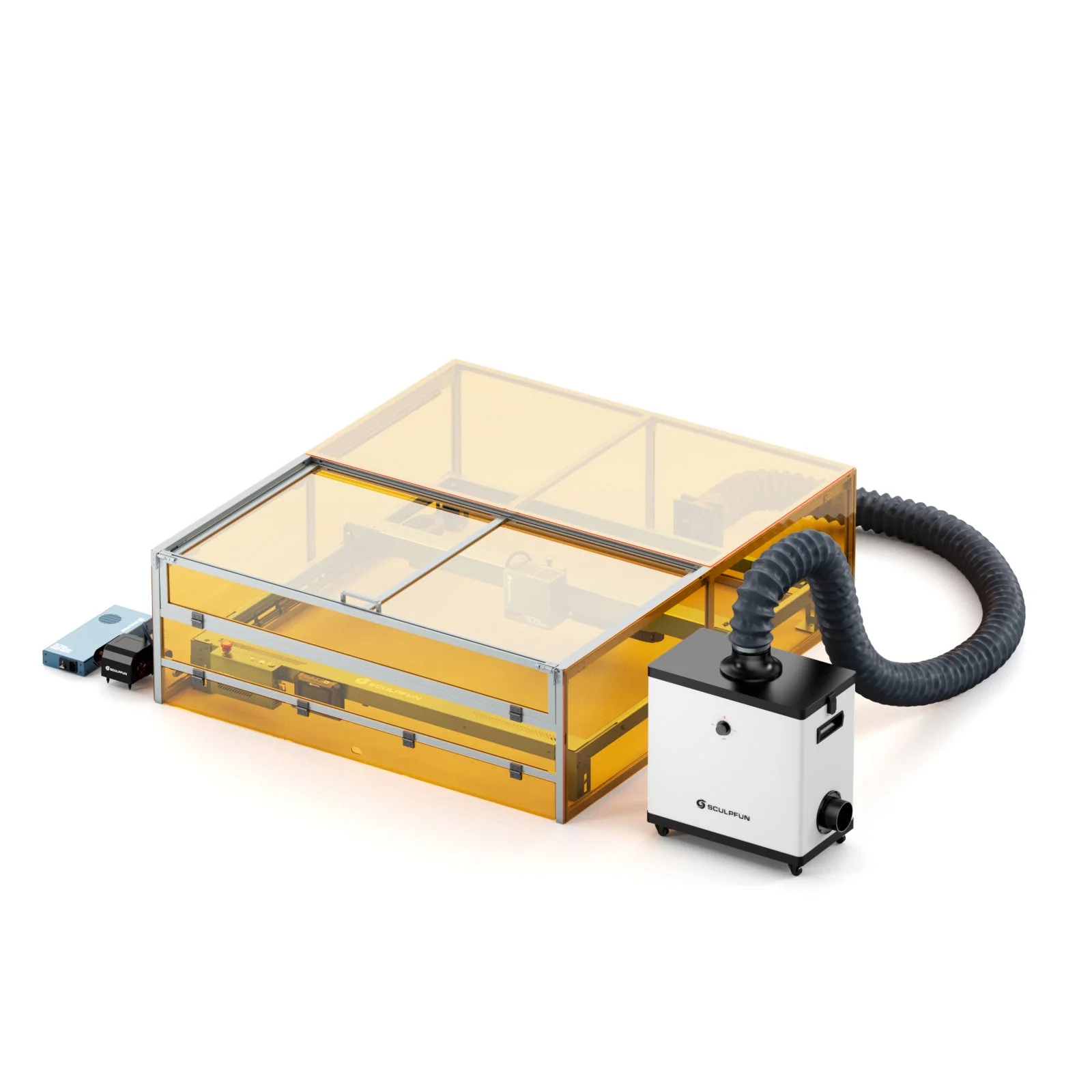 Sculpfun SP1 220W Purificador de humo Purificador de aire para grabador láser - Image 4